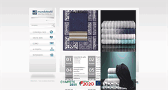 Desktop Screenshot of mundotextil.pt